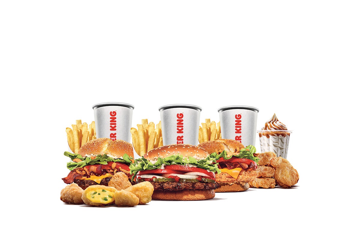 3 MENUS M + 3 EXTRAS
