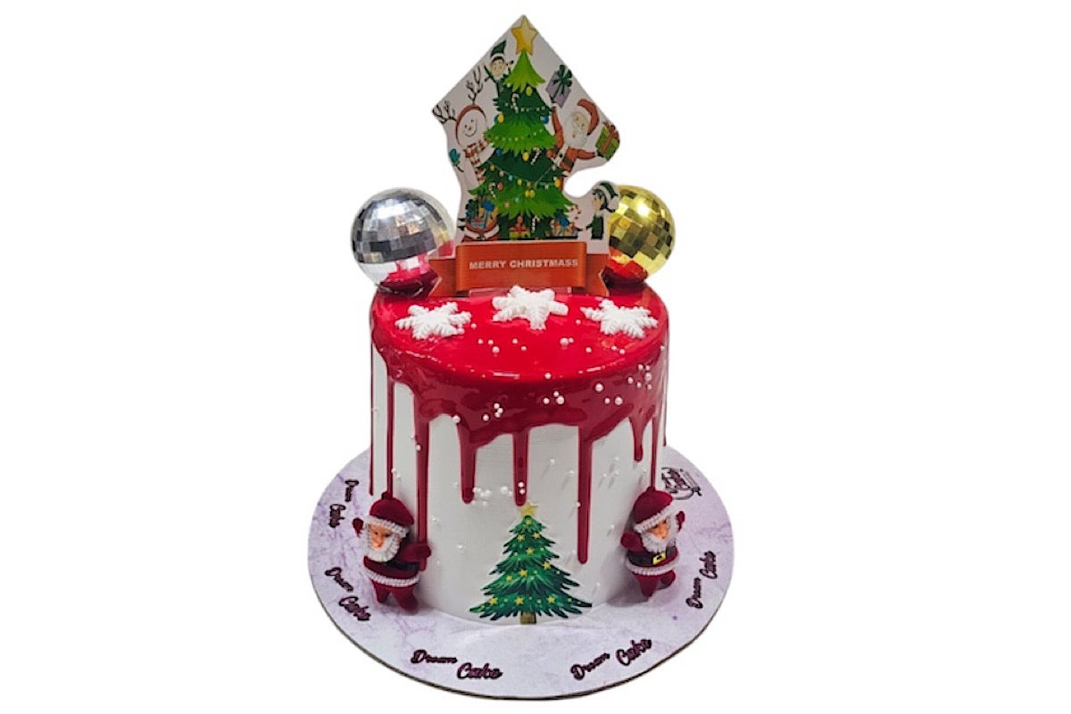 Christmas milted cake