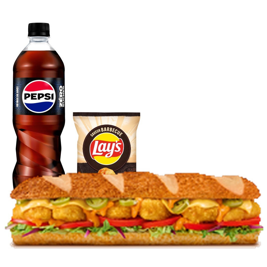 Menu SUB30 Crunchy Chicken & Cheddar 