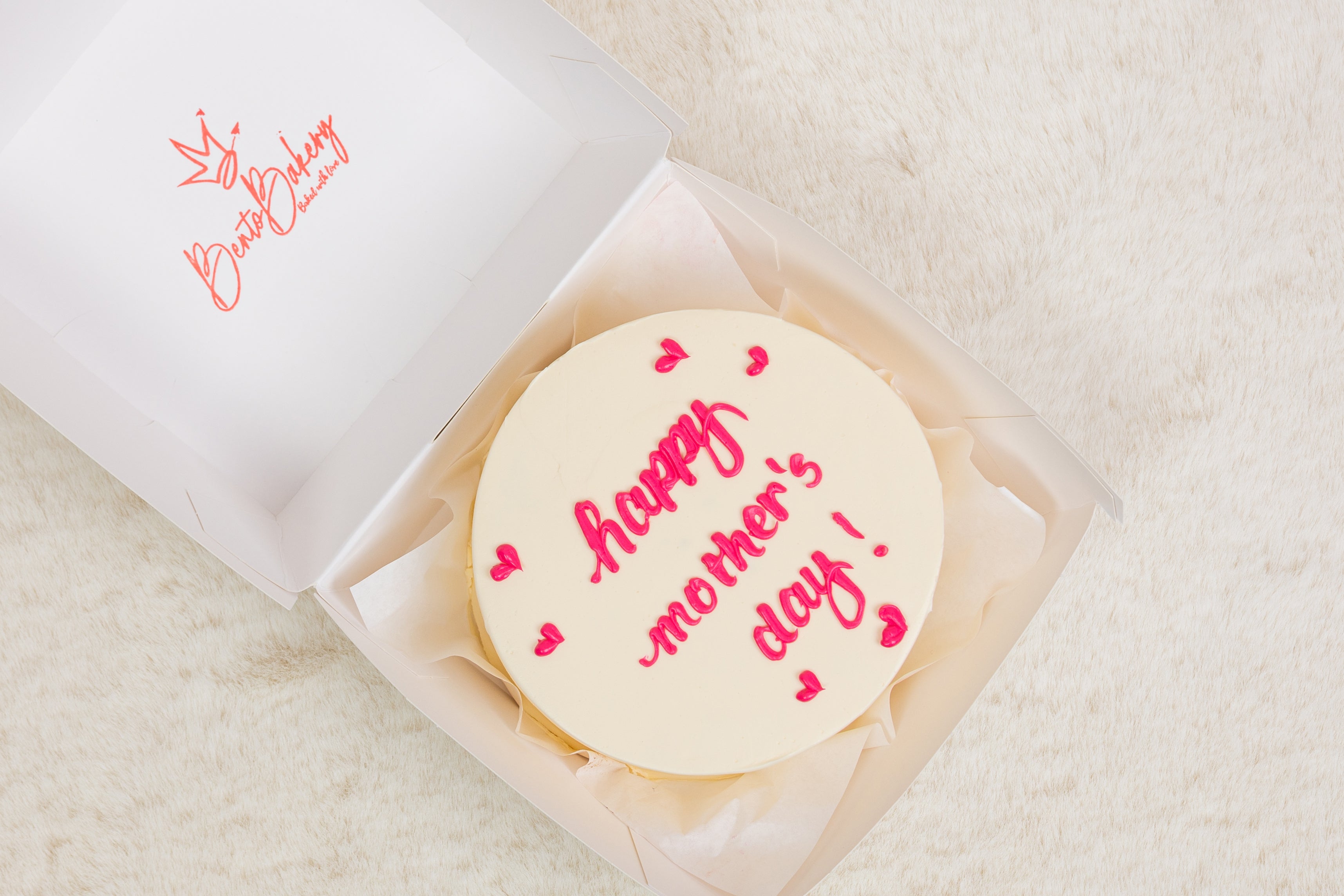 Pink Writing For Happy Mother's Day