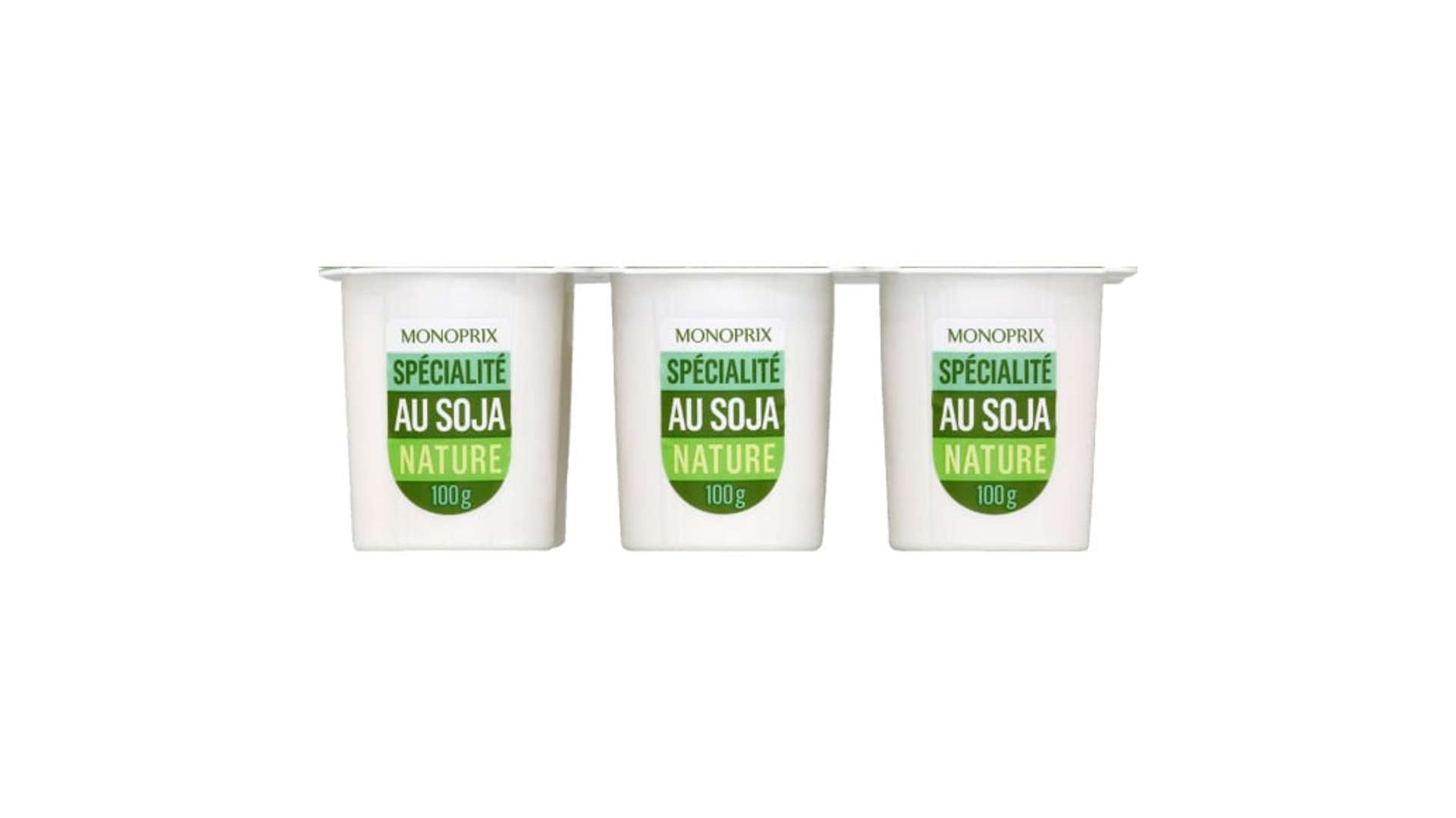 Monoprix Spécialité au soja nature Les 6 pots de 100 g