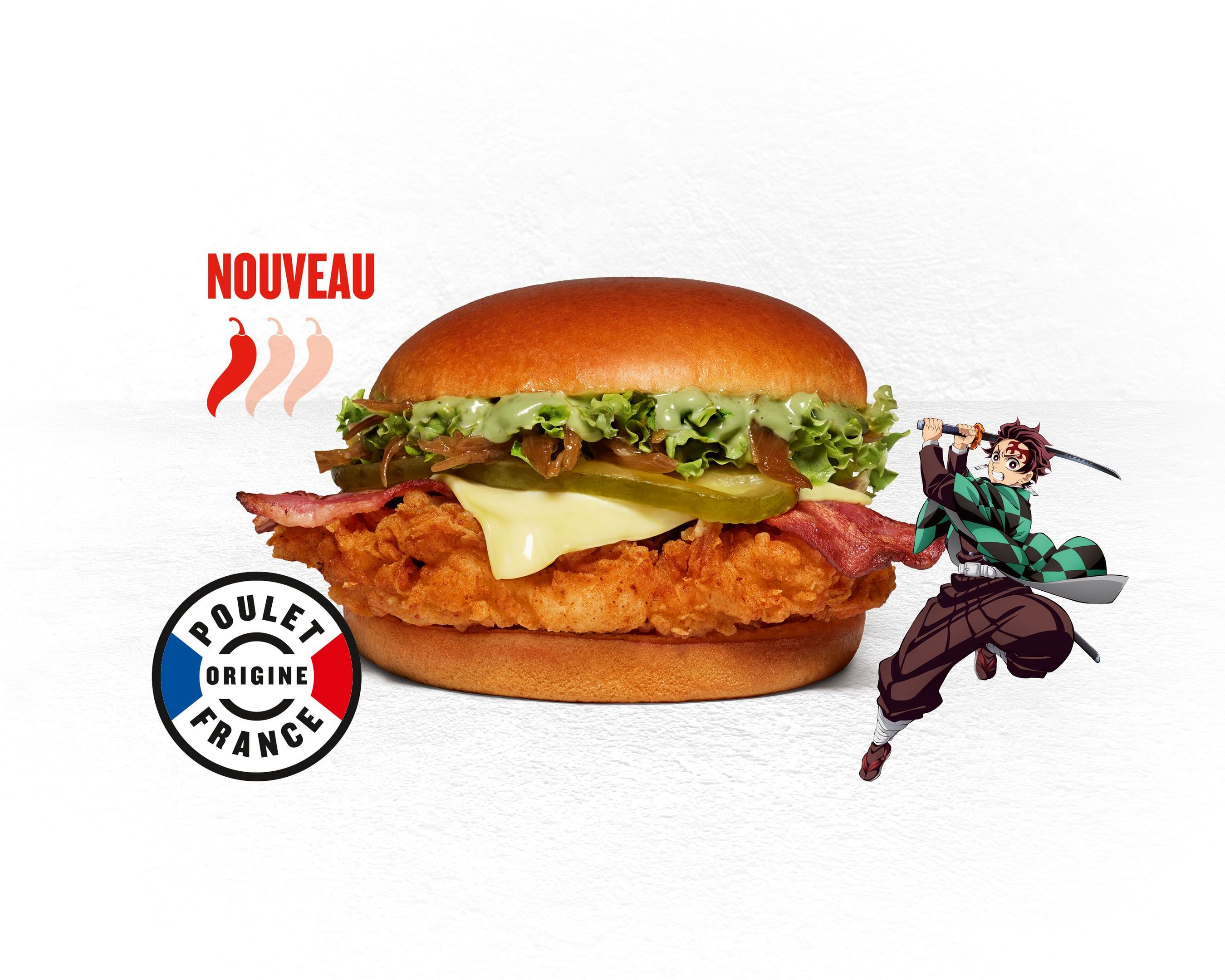 BURGER TANJIRO CREAMY WASABI SPICY