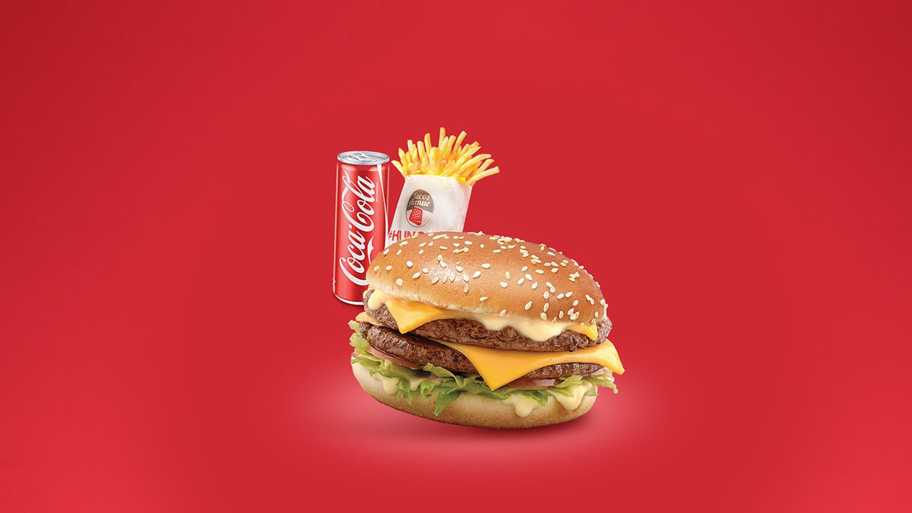 MENU DOUBLE CHEESE 🍟🥤
