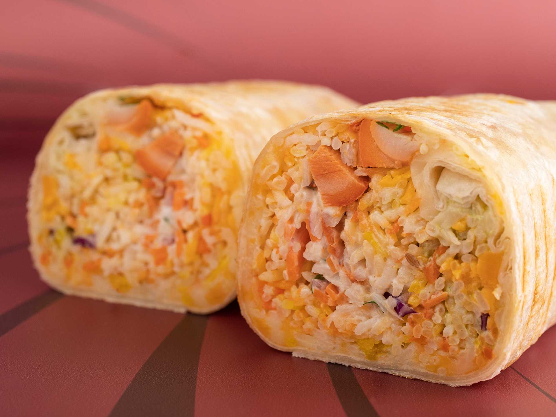 Chicken Tikka Biryani Burrito