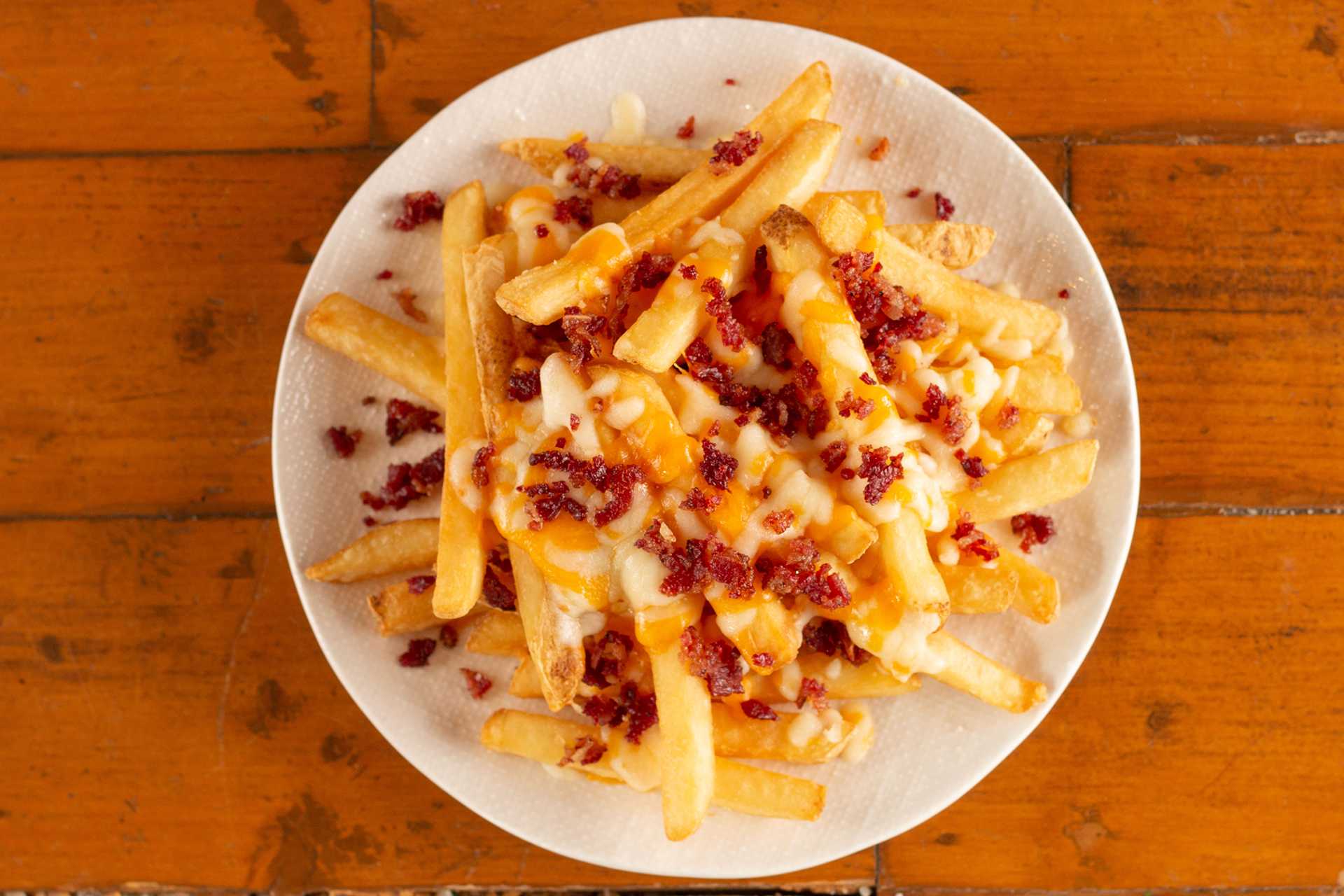 Bacon Cheese Fries By The Kitchen