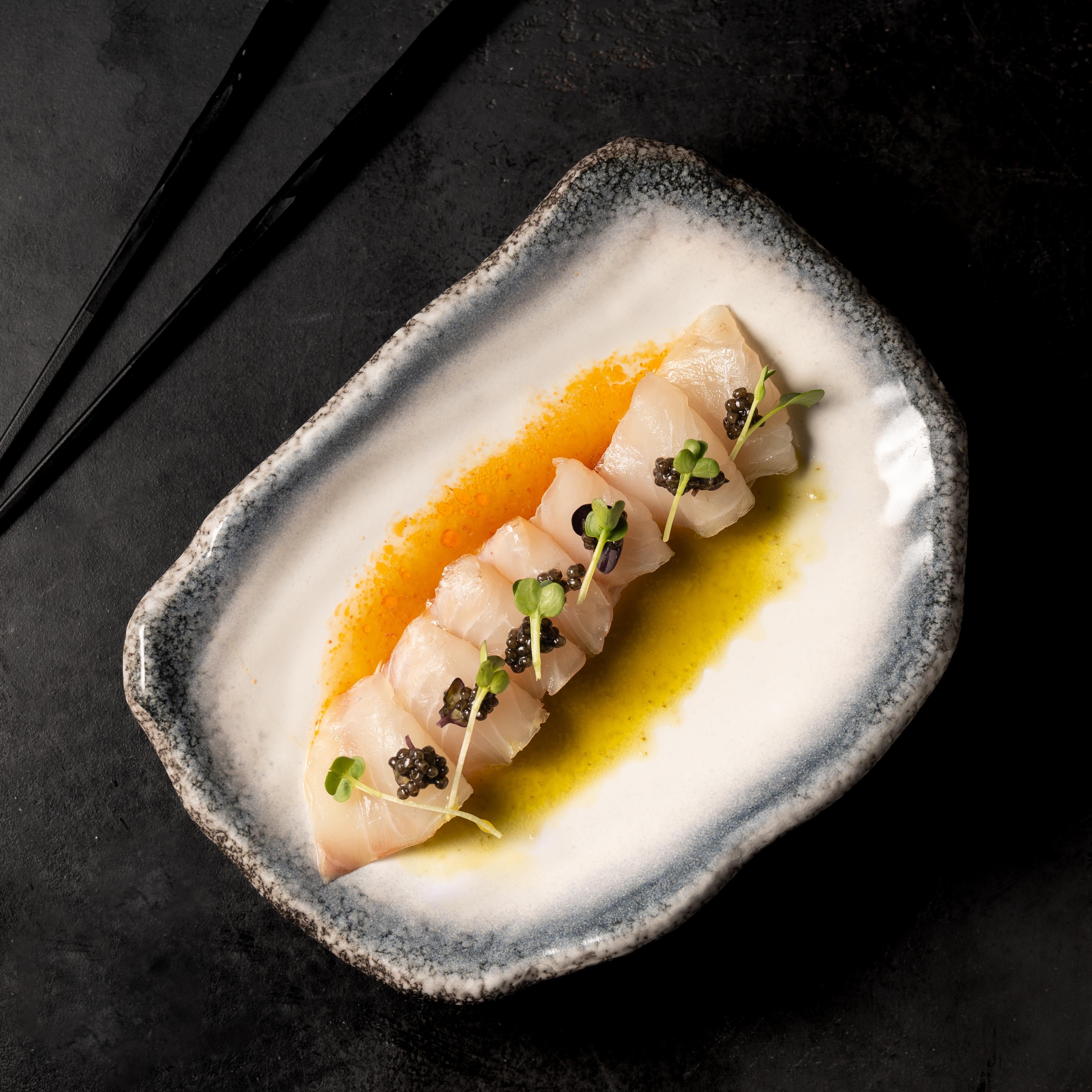 Sea Bream Caviar Sashimi
