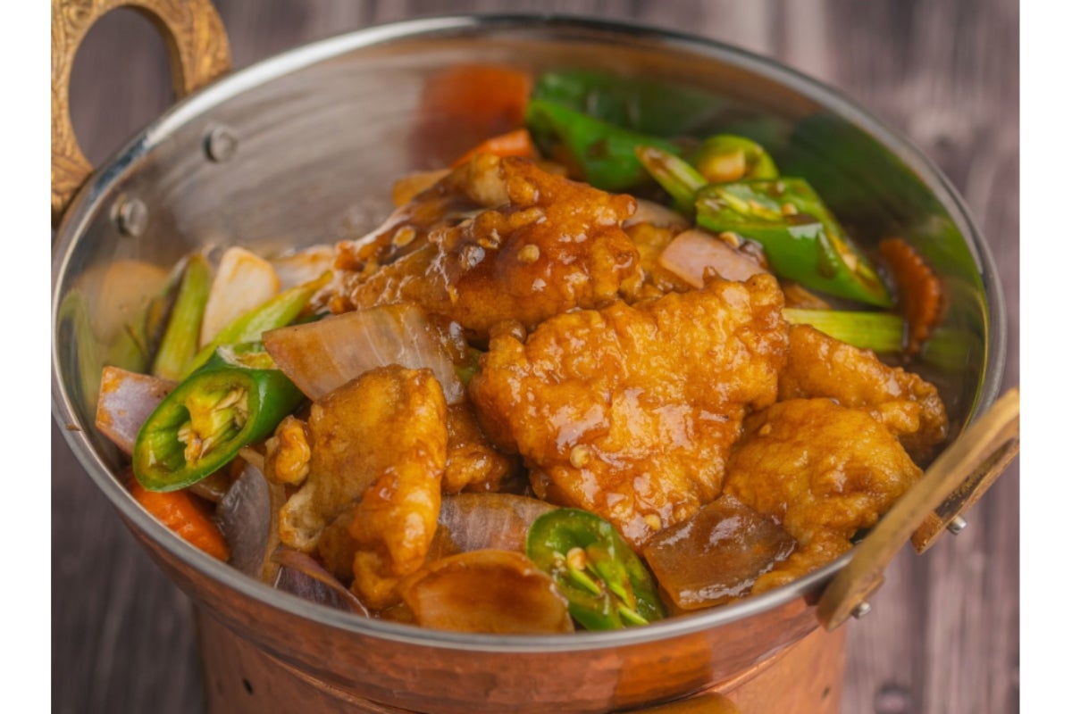Hamour with Chili Sauce