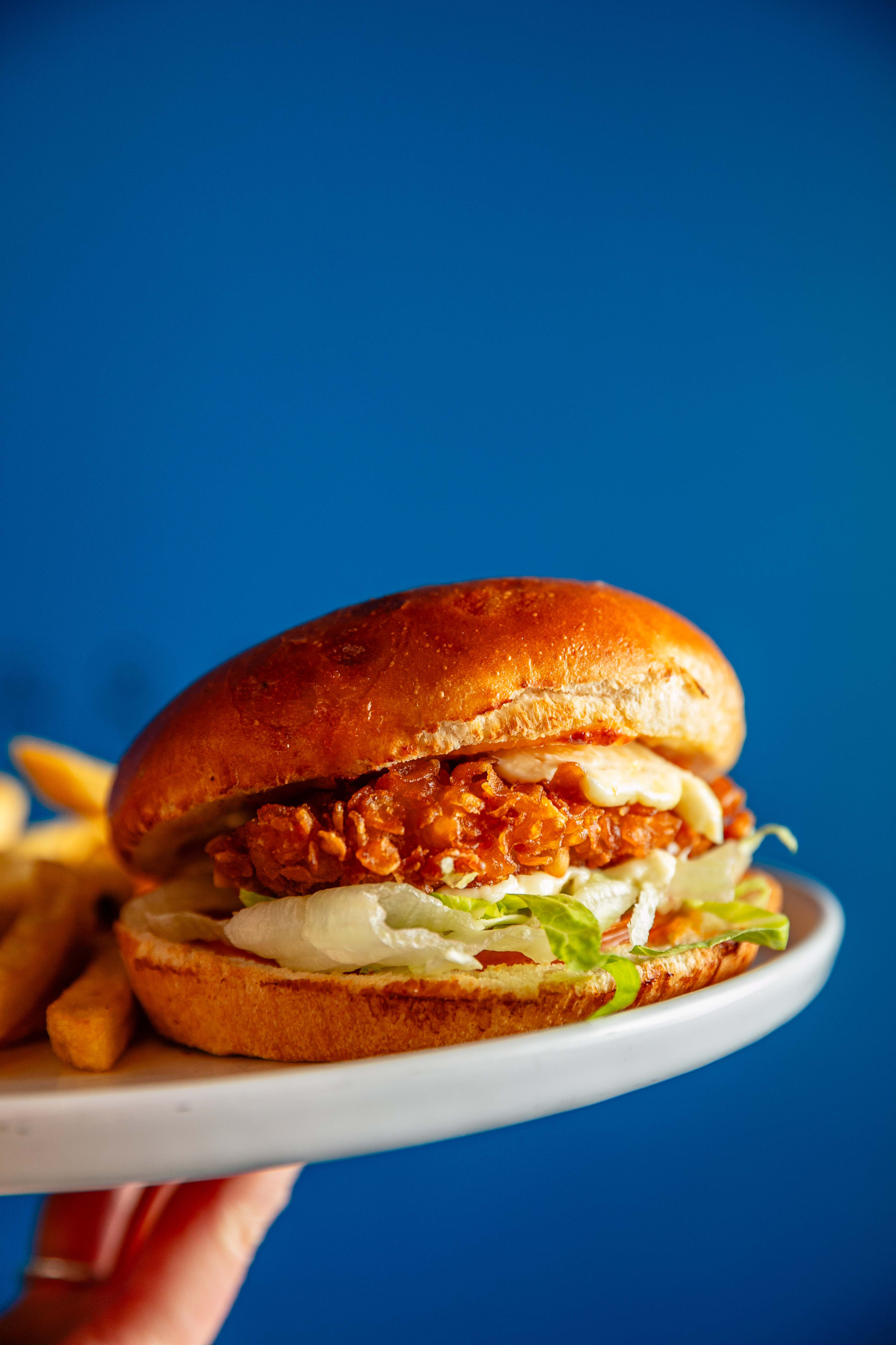 Chicken Burger croutillant
