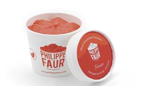 Glace Fraise Philippe Faur