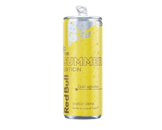 Red Bull Summer Edition – goût agrumes
