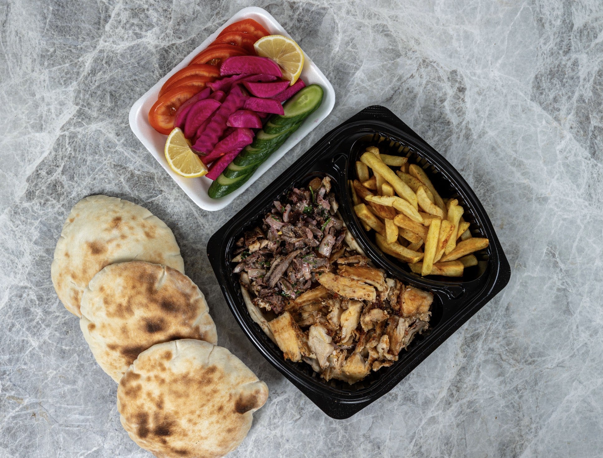 Meat Shawarma Slices Meal