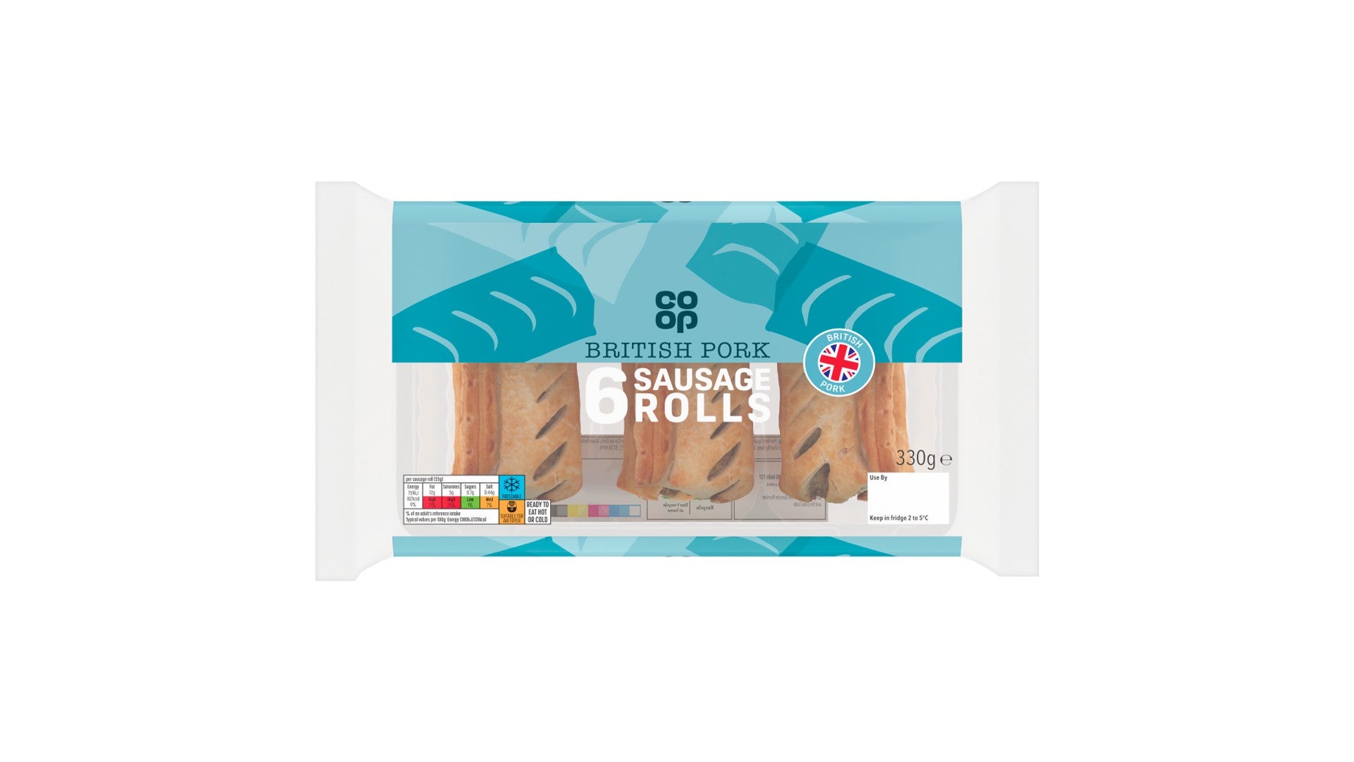 Co-op 6 Sausage Rolls 360g