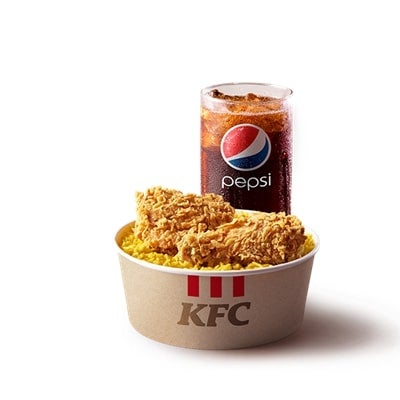 2 Pc Chicken Rice Meal