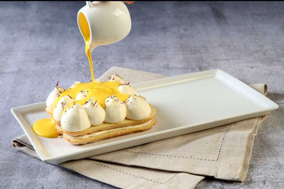 Milk Saffron Tiramisu