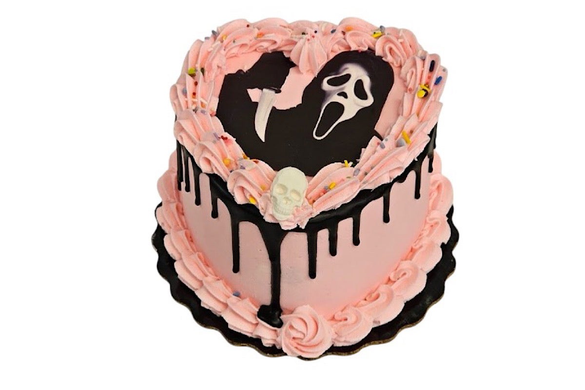 Hallowen pink cake