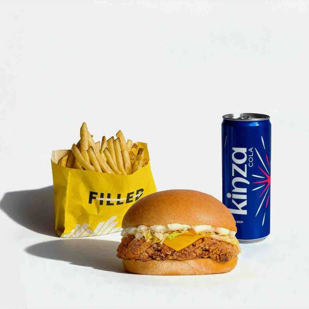 Classic chicken fillet meal