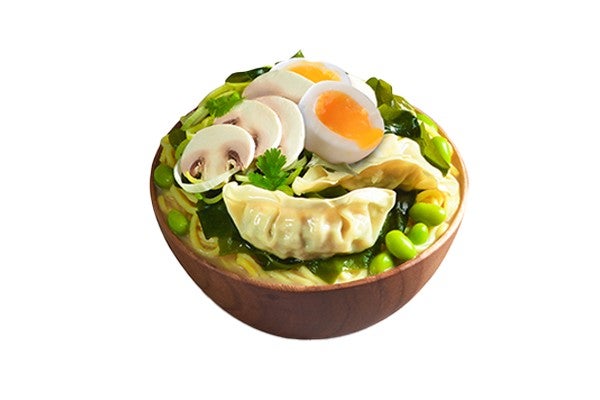 Ramen dumpling avec oeuf