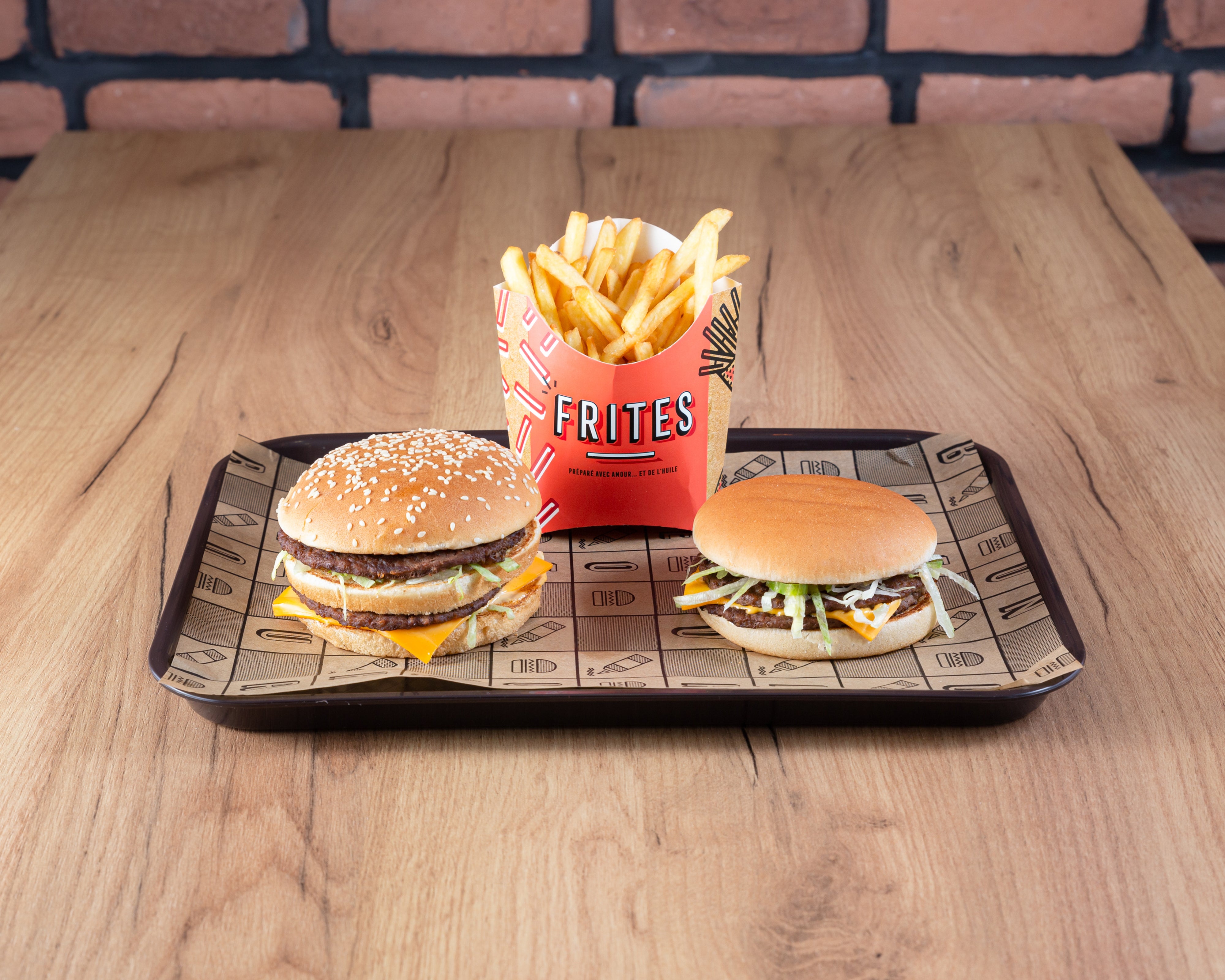 Menu B-7 burger