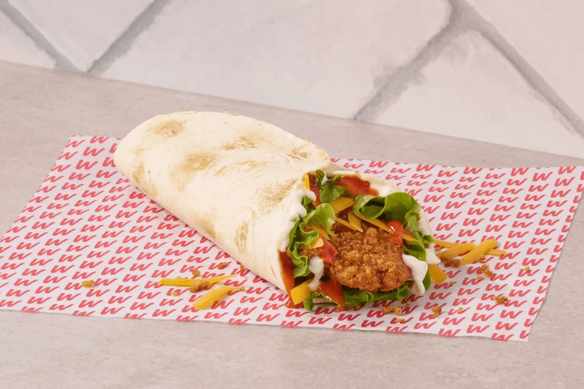 Spicy Buffalo Chicken Tender Wrap