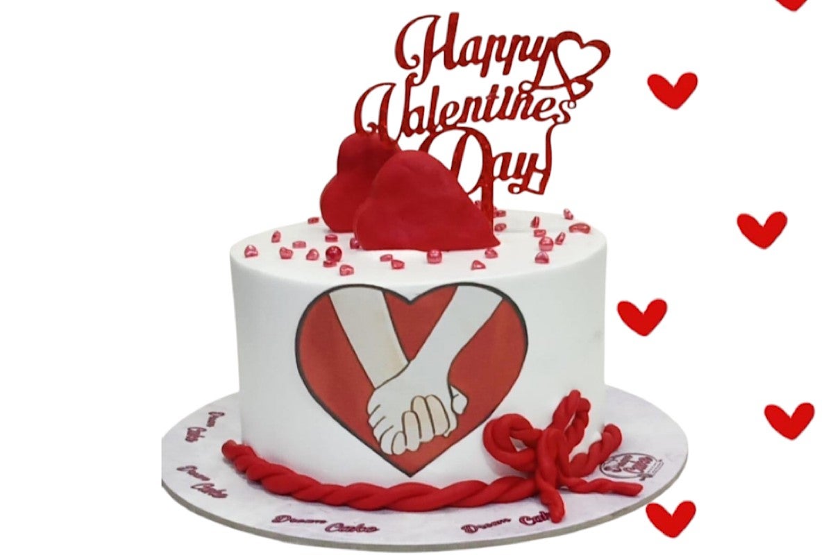 Valentine Lovers Cake