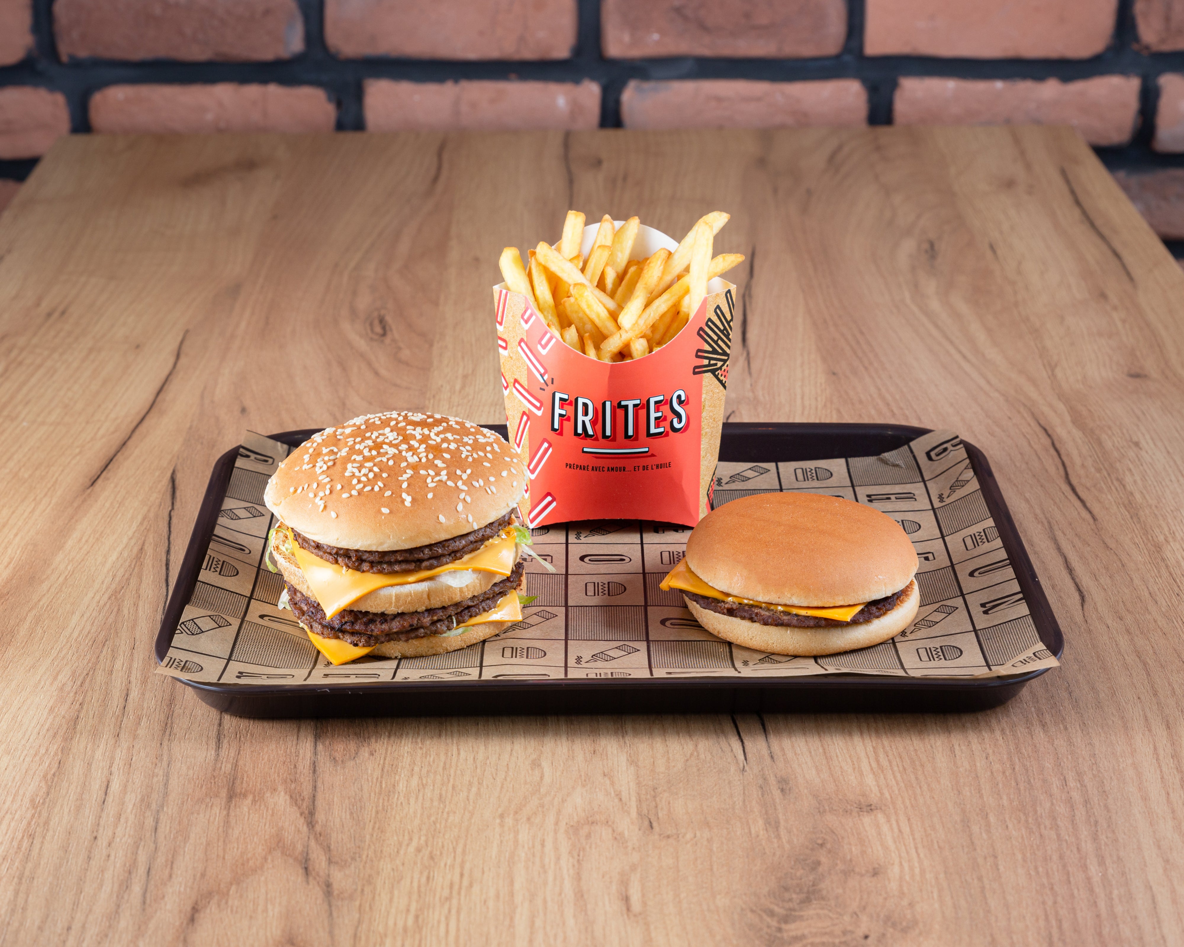 Menu B-4 burger