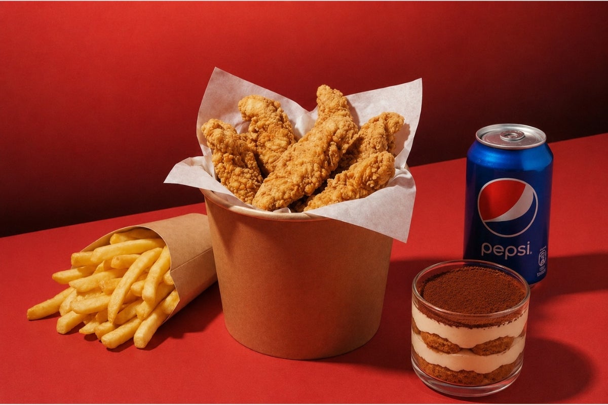 BIG Menu Bucket ! (🍗 + 🍟+ 🍰+🥤)