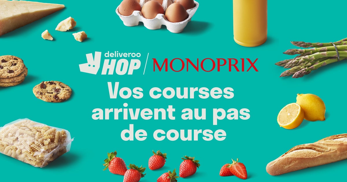 Deliveroo HOP avec Monoprix livre depuis Paris - Pierre Fontaine ...