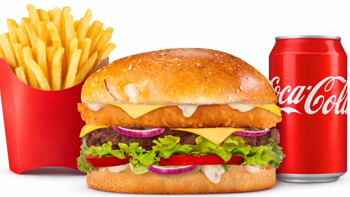 Menu British 🍔 + 🍟 + 🥤