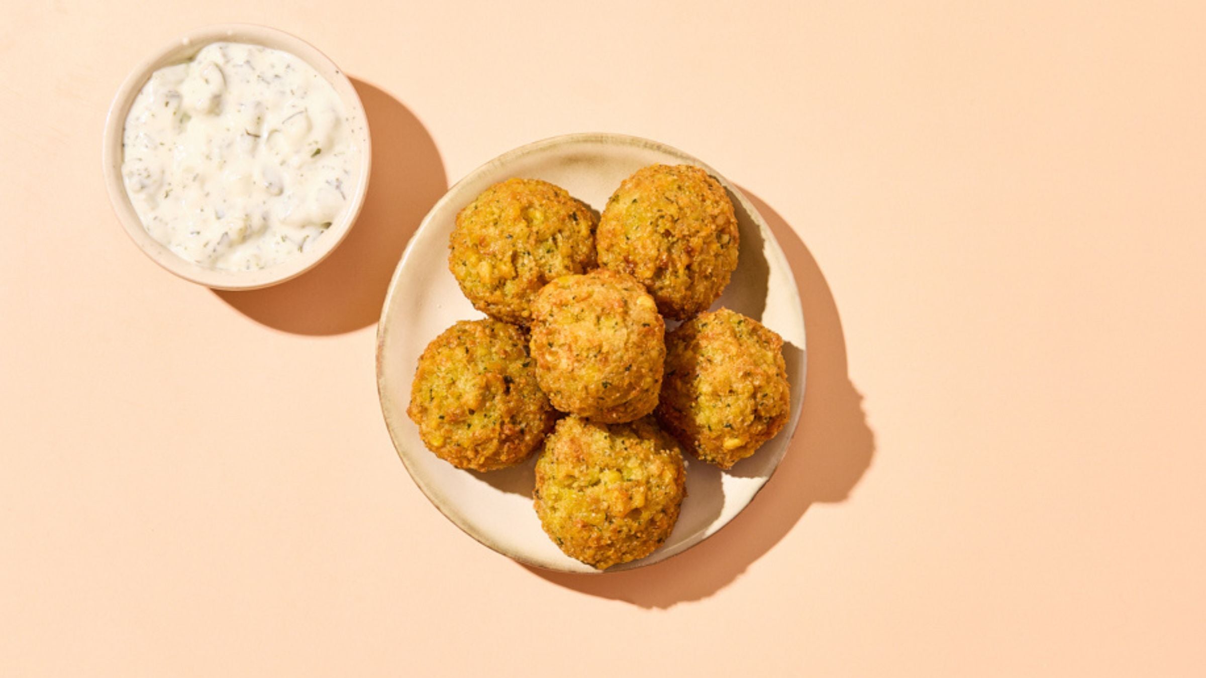 Falafels & son tzatziki