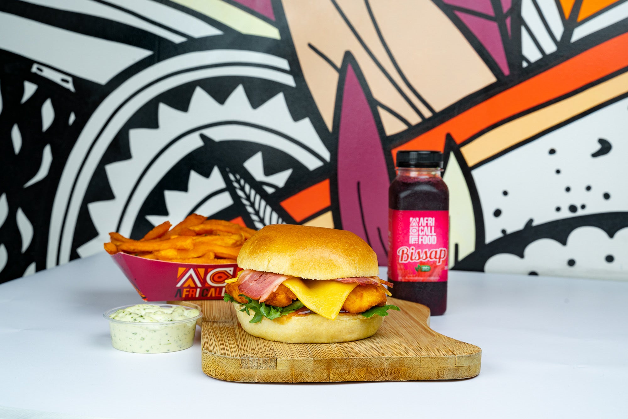 Menu Burger Afro Chicken