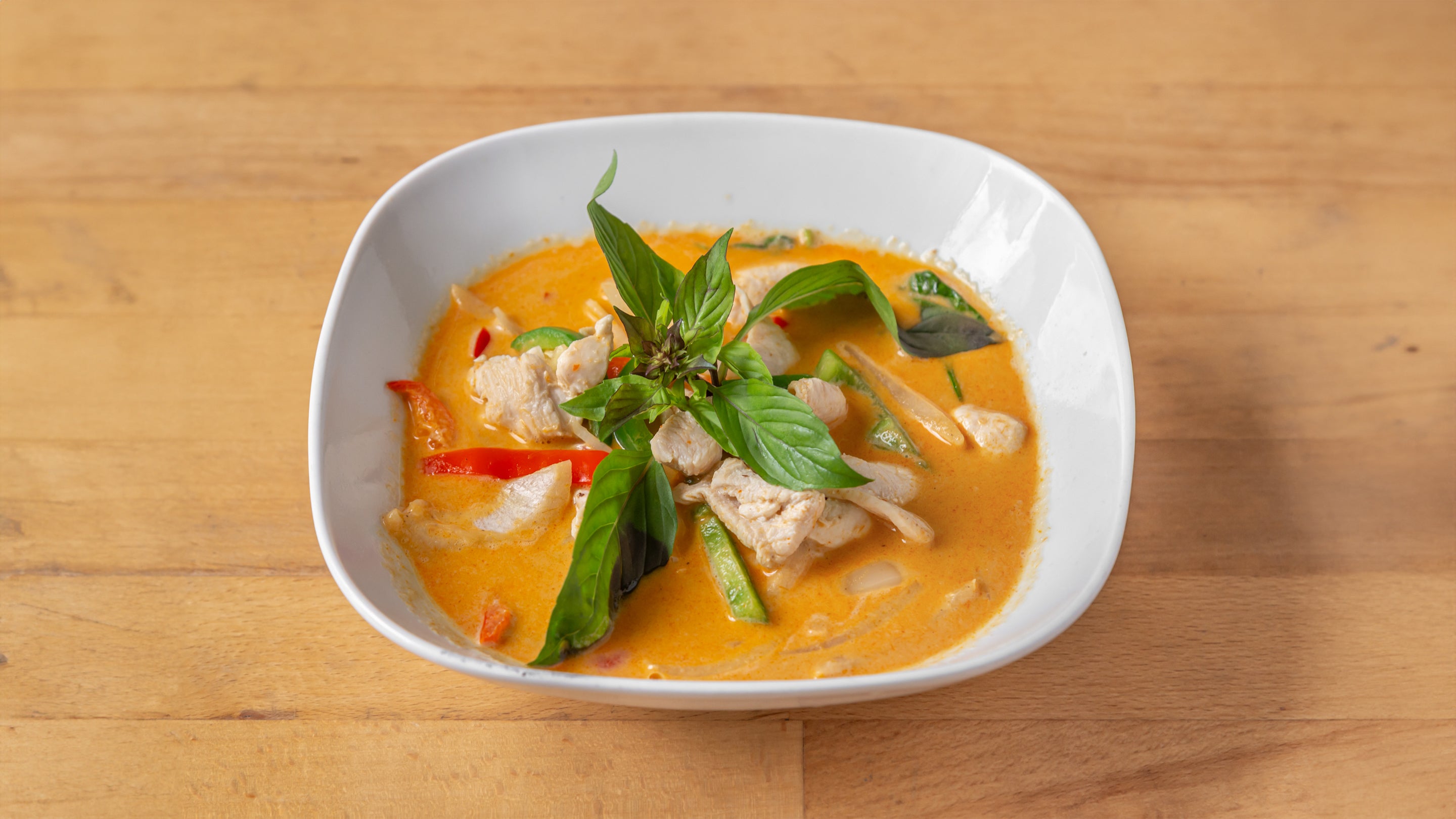 🥘🍗P2 Poulet au curry rouge cacahouète (panang)