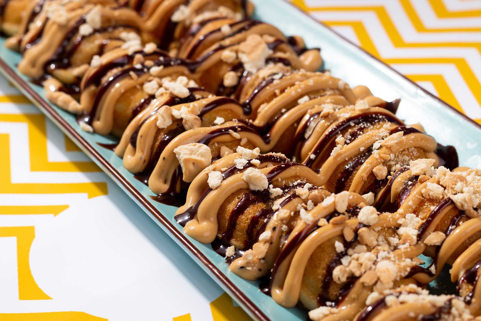 Teddy Caramel Mini Pancakes