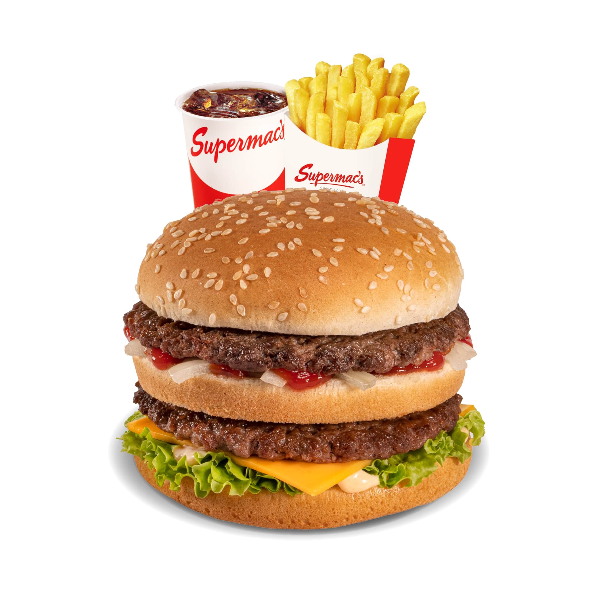 Mighty Mac Burger Meal