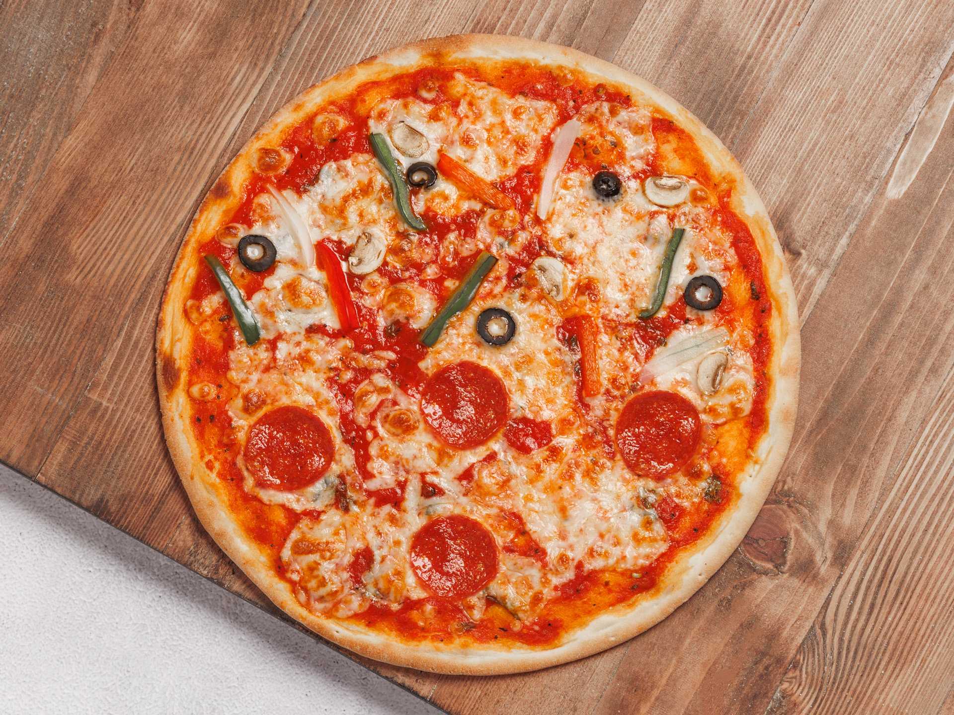 Half & Half Regular Pizza