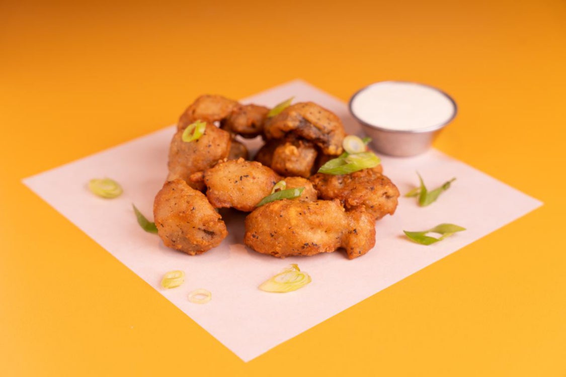 Beer-Battered Mushrooms* (V)