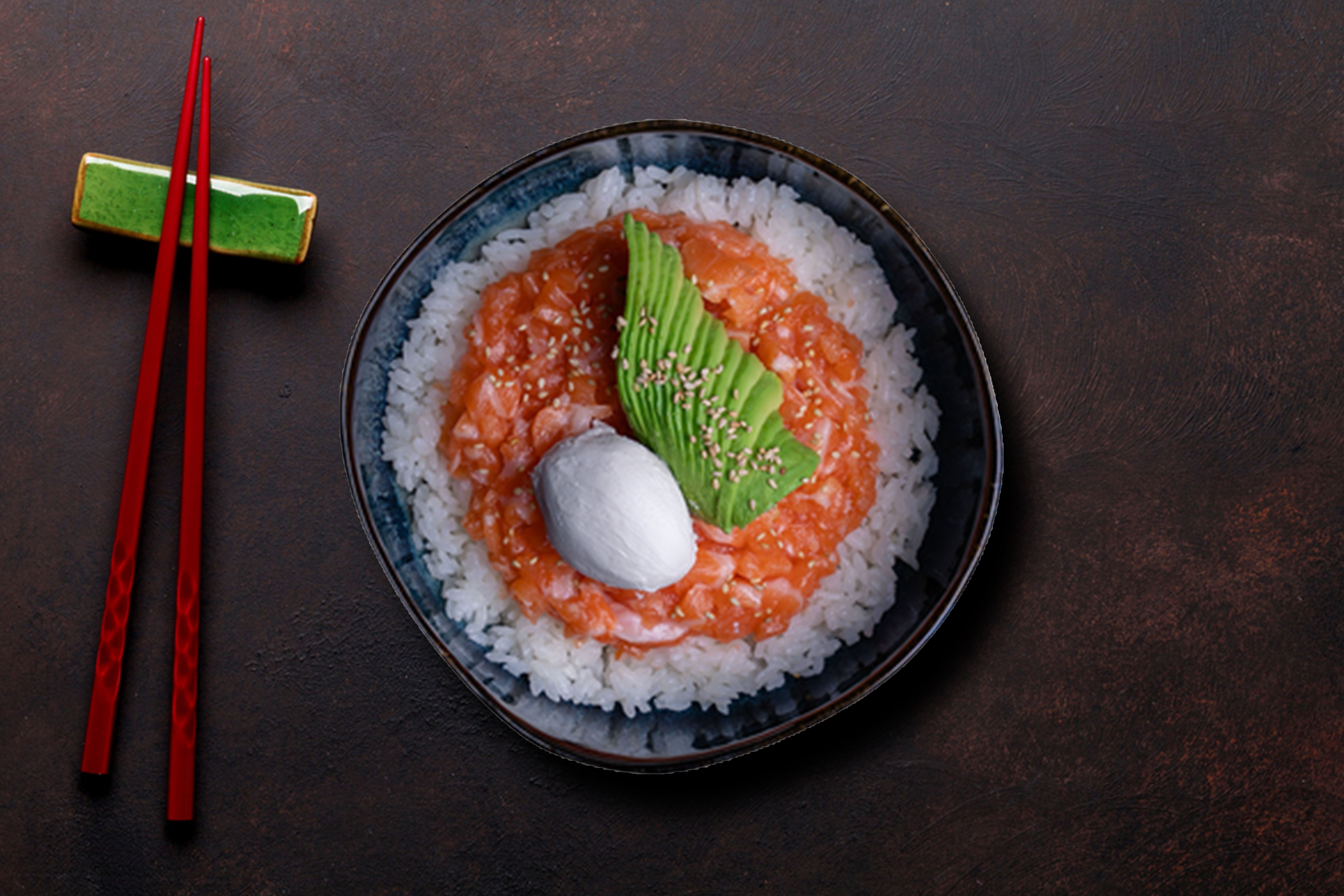 Tartare Saumon avocat cheese XL
