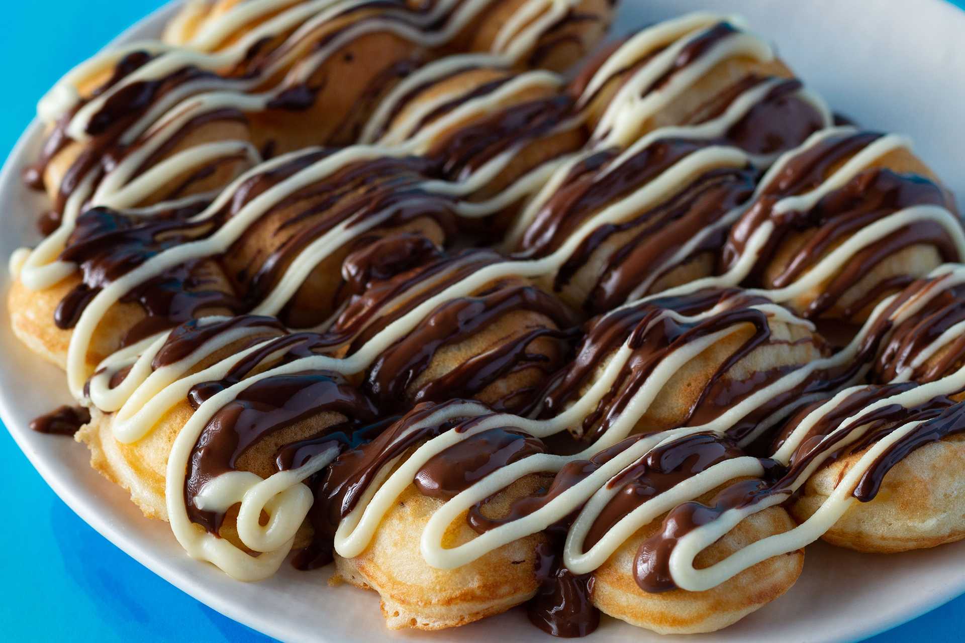 Mini Chocolate Mix Pancakes