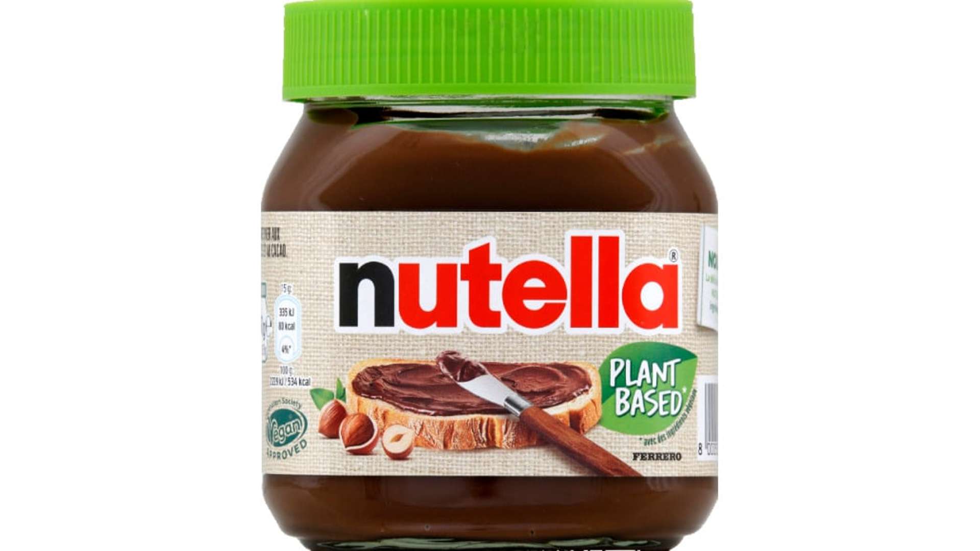 Nutella Pate a tartiner Vegan cacao noisettes Le pot de 350g
