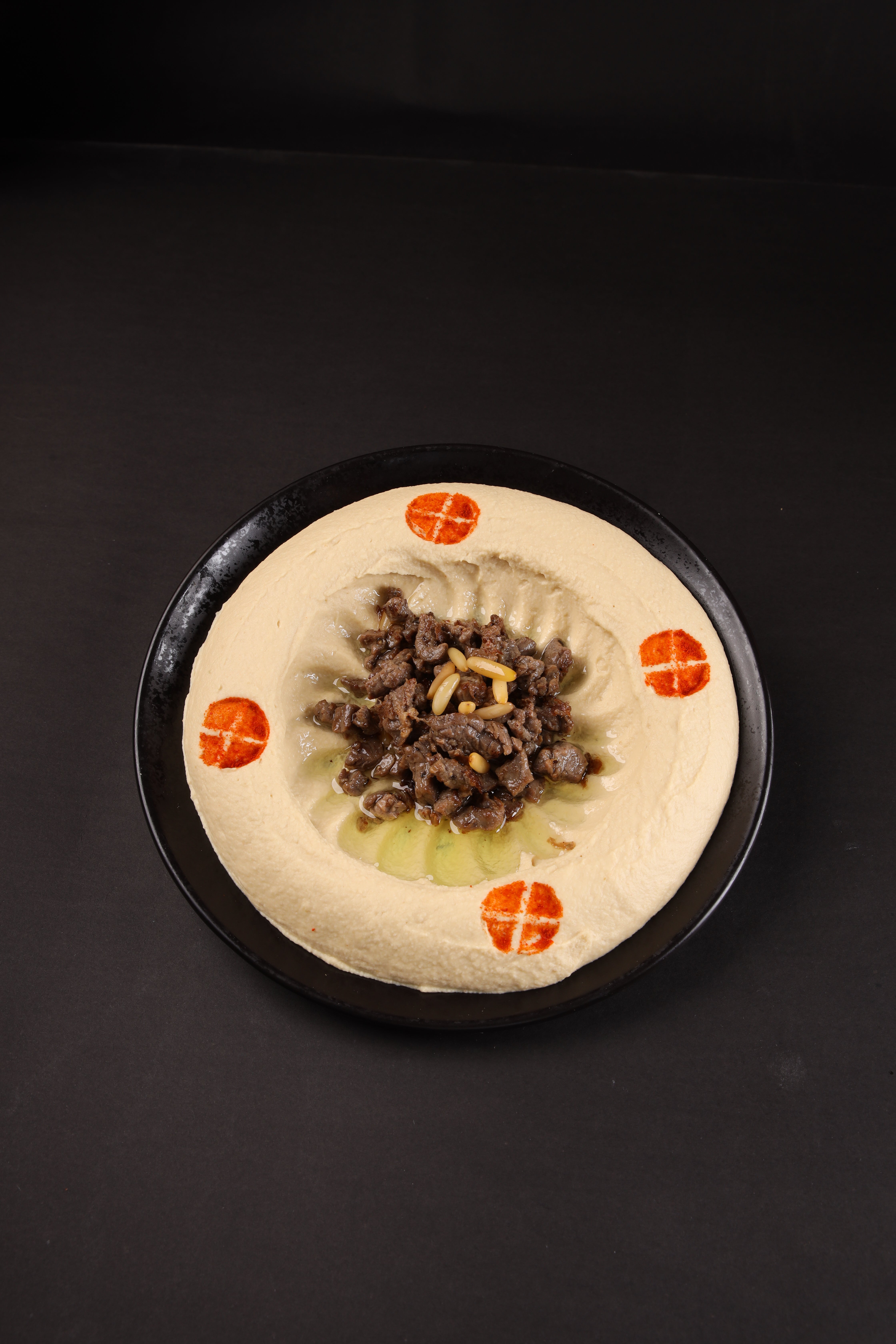 Meat with Hummus