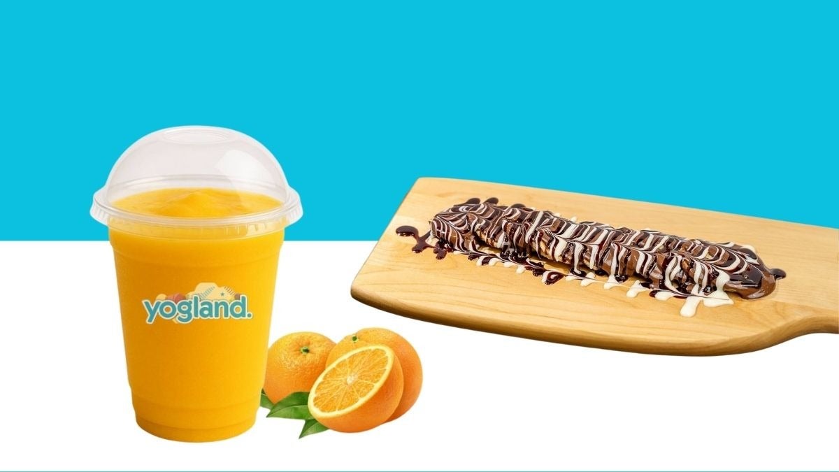 Medium Orange Juice With Your Favorite Flavor Of Mini Pancakes
