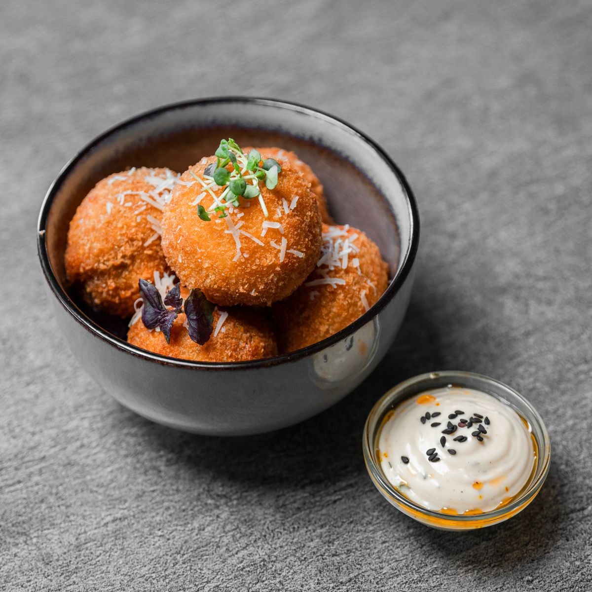 Stuffed Breaded Mushrooms