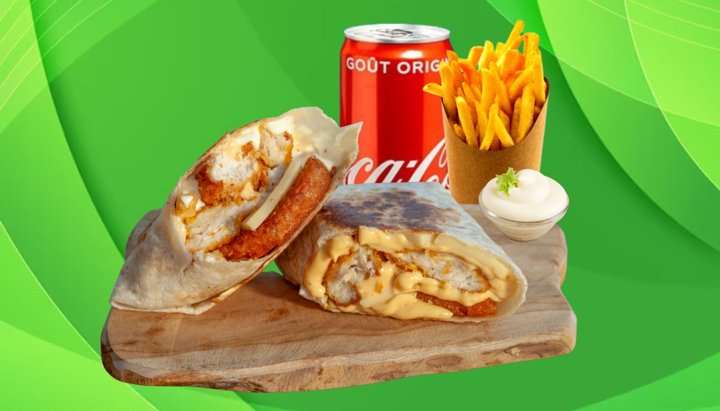 Menu Tacos® taille L (double Viande)🌮🍟🥤