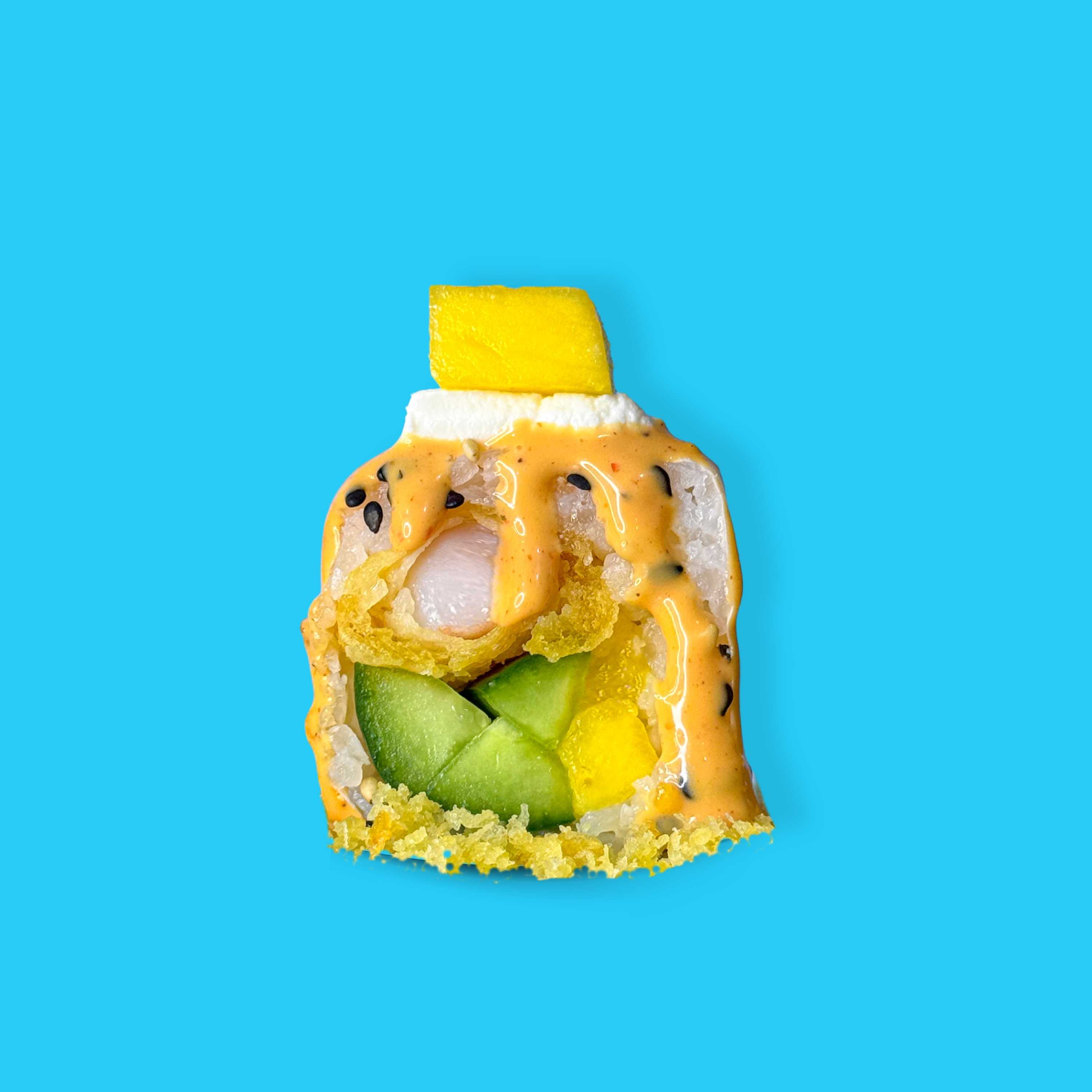 Mango Shrimp Maki (6 pieces)
