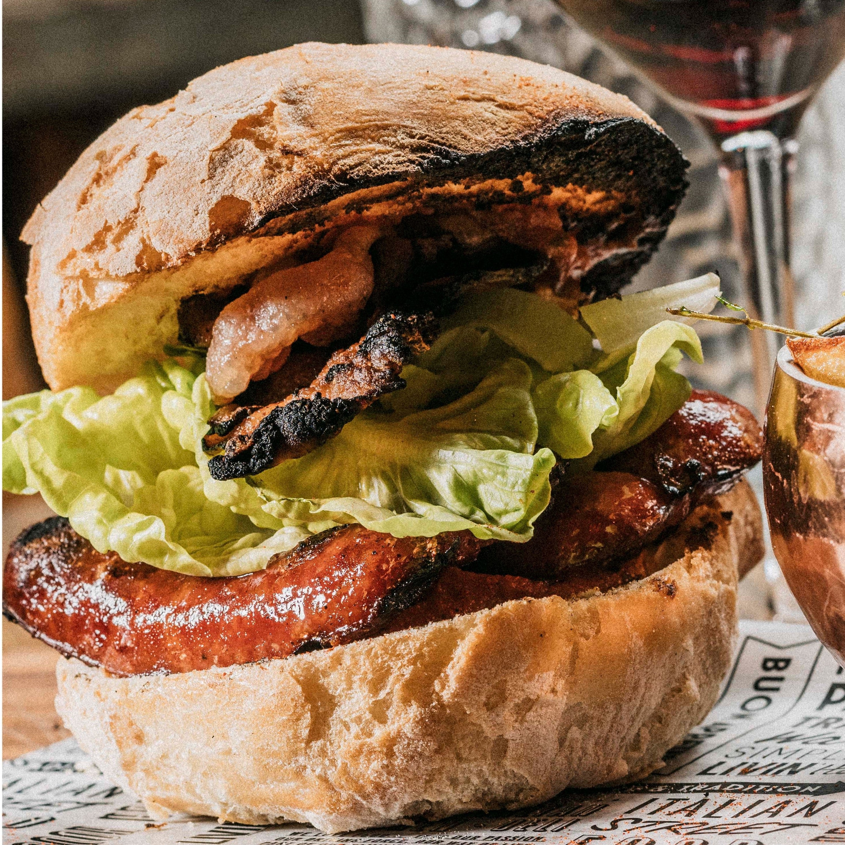 Super Tuscan Burger