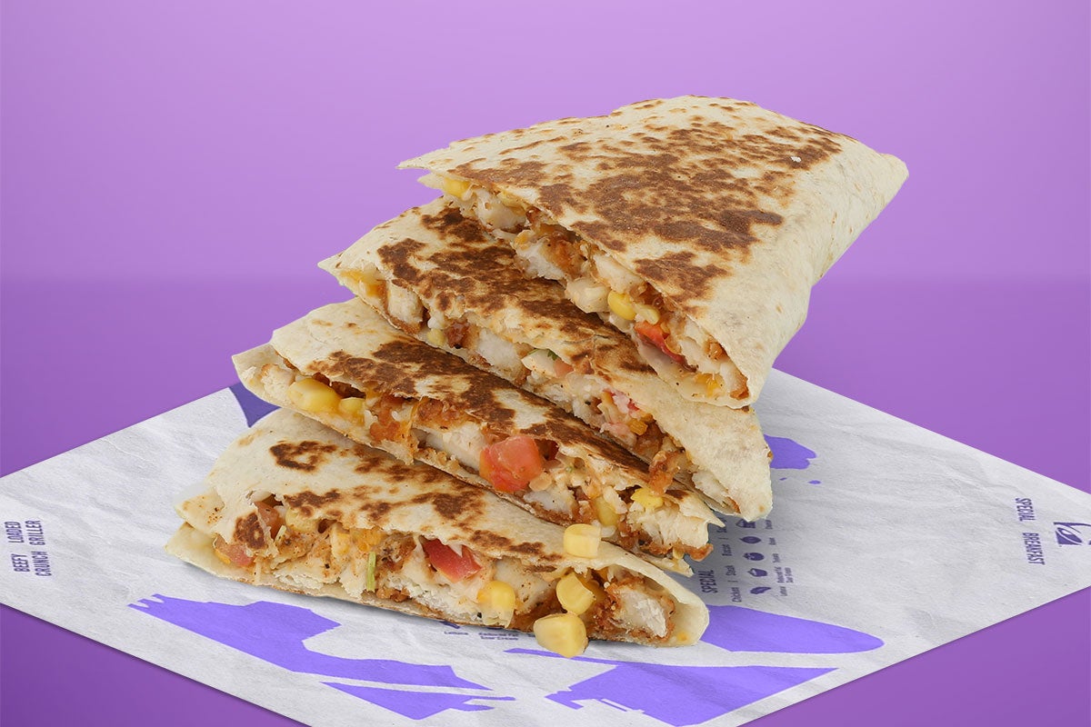 Loaded Crispy Chicken Quesadilla