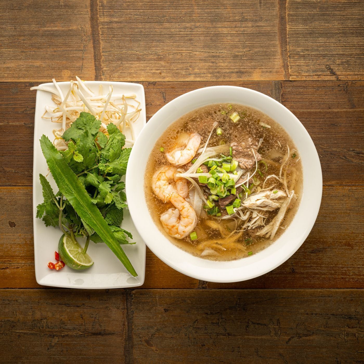 Pho house noodle soup