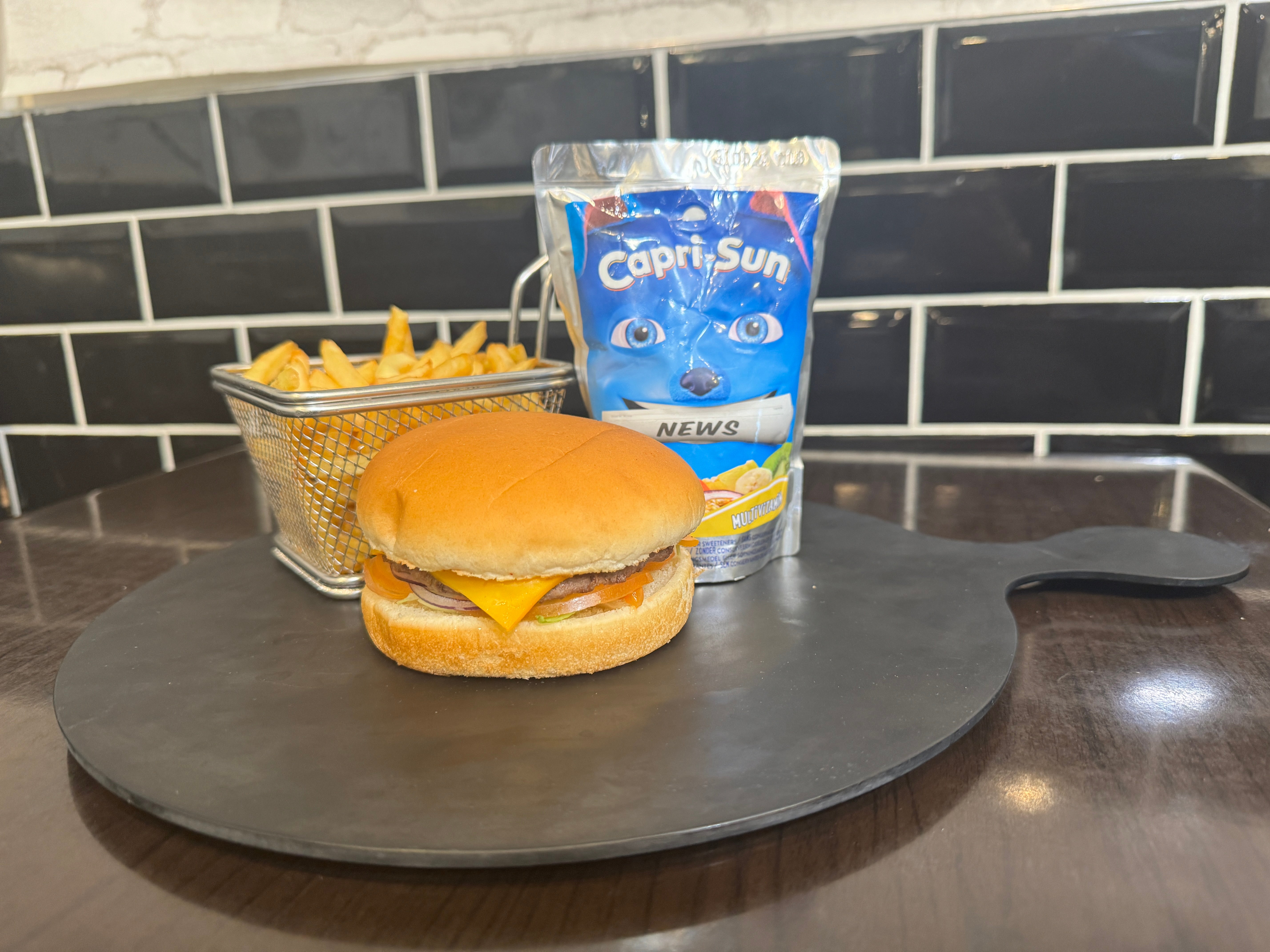 Menu enfant cheese burger