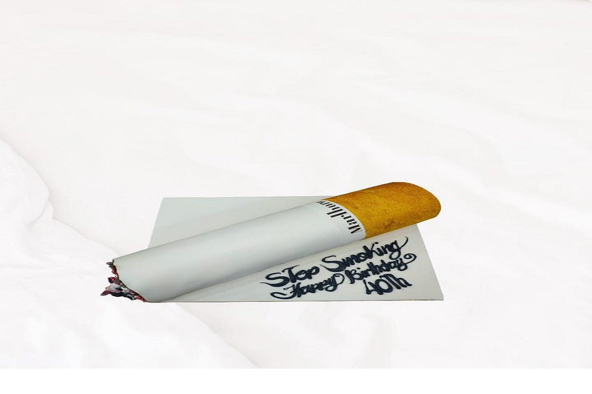 cigarette cake order before 1day