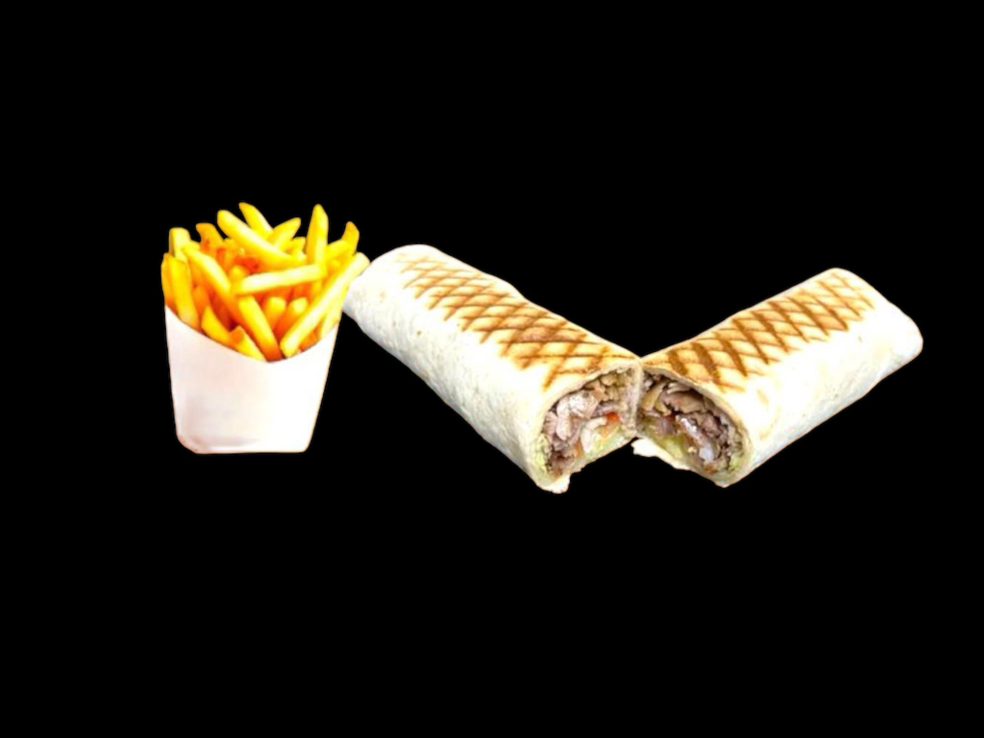 Galette kebab + Frites