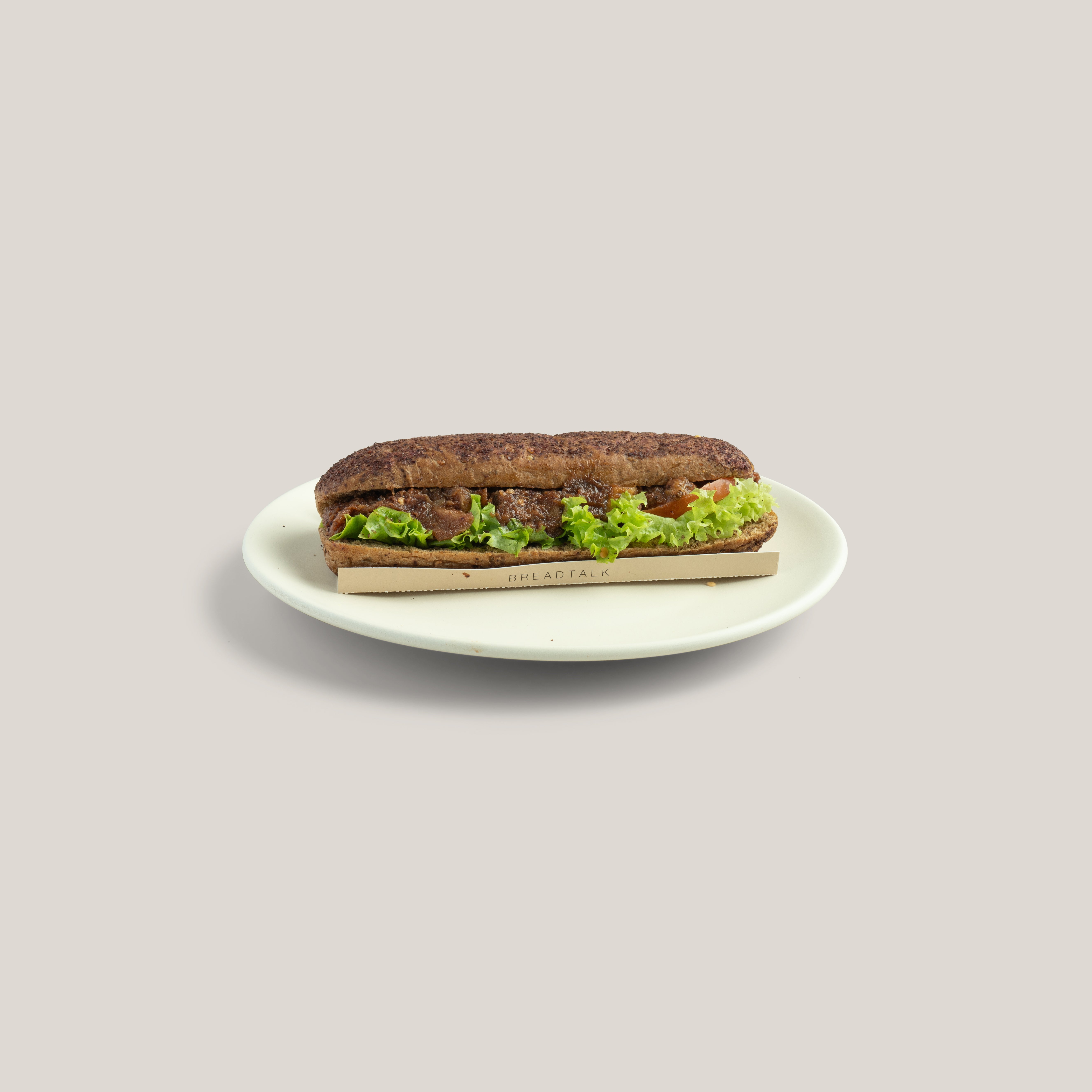 Egg Plant Sandwich Brown Bread